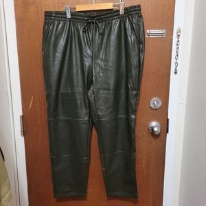 NWT Laundry Faux Leather Pants